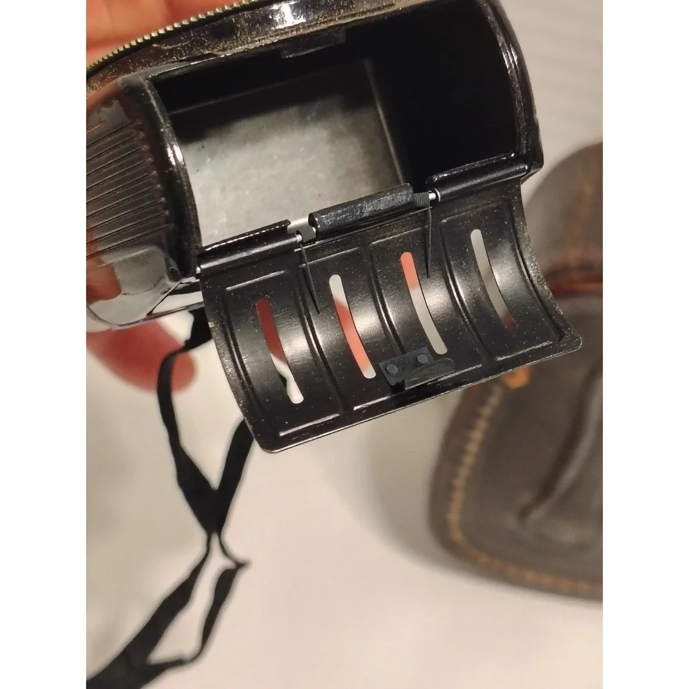 Vtg GE Light Exposure Meter Model 8DW58Y1 General Electric With Leather Case